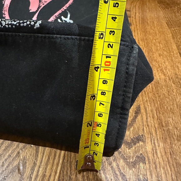 Juicy Couture Black Canvas Tote Bag - Great Condition - Picture 11 of 11